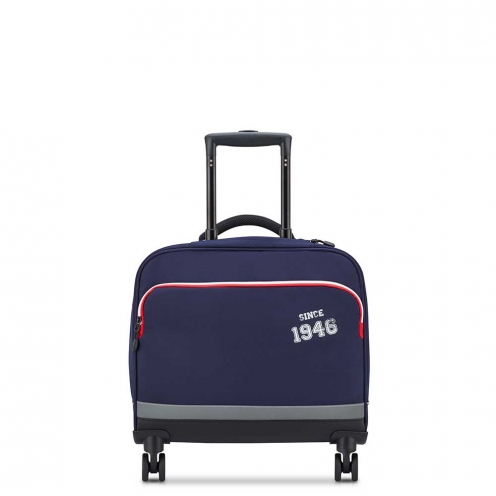 خرید و قیمت کیف دلسی چرخ دار مدرسه ای 15.6 اینچ دلسی پاریس رنگ قرمز چمدان ایران - DELSEY PARIS HORIZONTAL TROLLEY  00339045214 chamedaniran 2